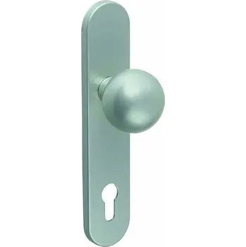 Dveřní kování ASSA ABLOY Vnější štít A530 Barva: Stříbrný, Rozměr: 72 mm