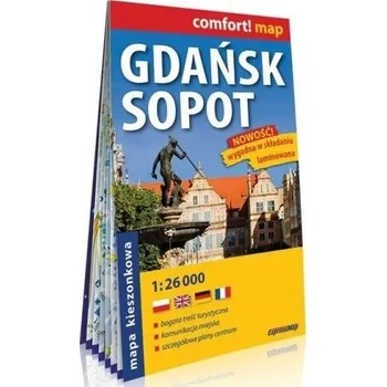 Cestování Comfort! map Gdańsk Sopot 1:26 000 plan mini 2023 - praca zbiorowa
