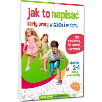Cizojazyčná kniha Jak to napisać. Karty pracy w szkole i w domu