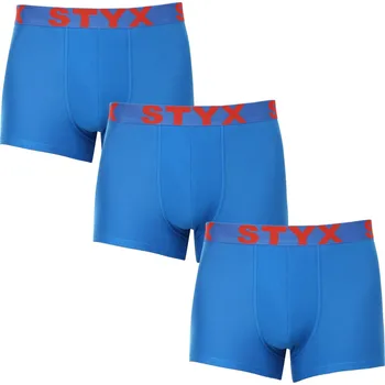 Pánské spodní prádlo 3PACK pánské boxerky Styx sportovní guma modré (3G1167) M Možnost vrácení zboží ZDARMA do 120 dnů!