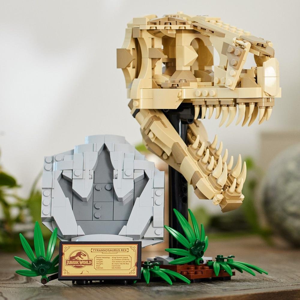 foto Stavebnice LEGO LEGO Jurassic World 76964 Dinosauří fosilie Lebka T-rexe