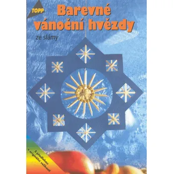 Vánoční ozdoba Barevné vánoční hvězdy ze slámy