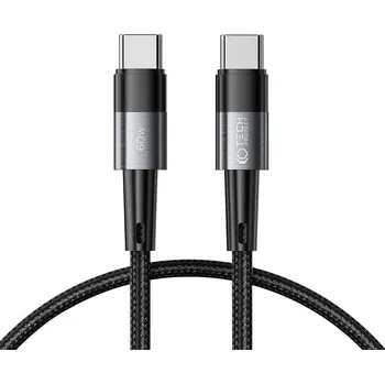 Datový kabel Tech-Protect Kabel USB-C to USB-C - Tech-Protect, Ultraboost PD60W/3A Black 25cm