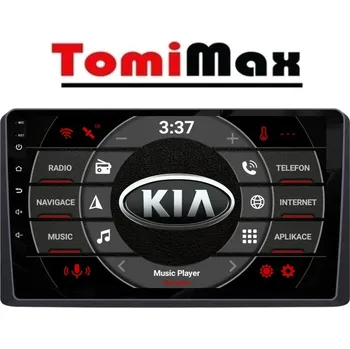 Autorádio TomiMax Kia Carnival Android 14 autorádio s WIFI, GPS, USB, BT HW výbava: QLED 8 Core 4GB+64GB PX HIGH - pouze displej A, Velikost obrazovky: Dotyková obrazovka: 9"