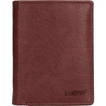Pánská peněženka LAGEN kožená LM-8314 hnědá BRN