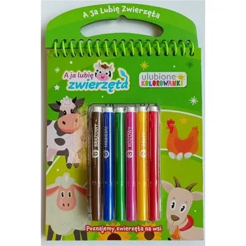 První čtění A ja lubię zwierzęta. Ulubione kolorowanki - praca zbiorowa