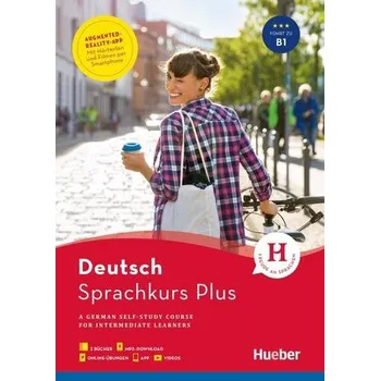 Německý jazyk Sprachkurs Plus Deutsch B1, Englische Ausgabe. Buch mit Audios und Videos online, App, Online-Übungen und Begleitbuch - Hohmann, Sabine