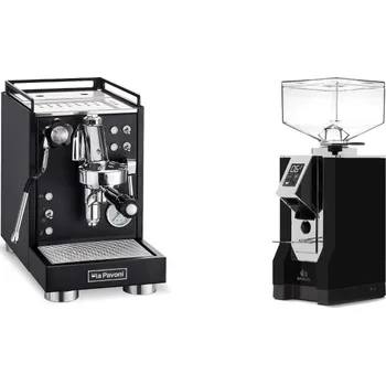 Příprava kávy La Pavoni Mini Cellini, black + Eureka Mignon Bravo, CR black