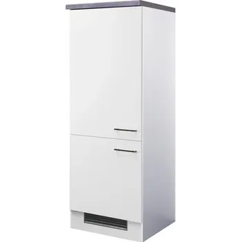 Šatní skříň Skříň na vestavnou lednici Flex Well Varo ŠxHxV 60 x 60 x 162 cm čelo bílá matná korpus bílá