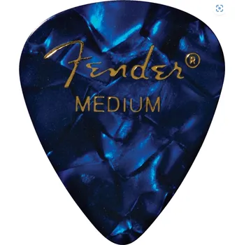 Trsátko Fender Premium Celluloid Picks, 351 Shape - trsátka (více variant) Fender Premium Celluloid Picks, 351 Shape: Blue Moto / Medium