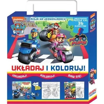 První čtění Psi Patrol. Układaj i koloruj