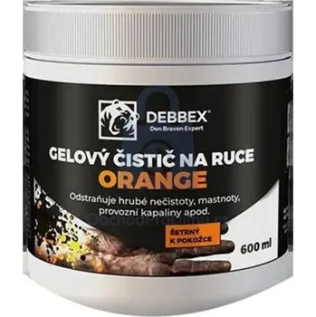 Péče o ruce Čistič gelový na ruce ORANGE, Den Braven 600 ml, balení 1 ks