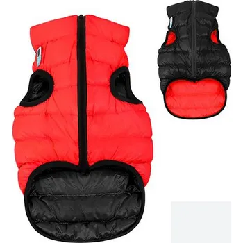 Obleček pro psa AIRY VEST bunda pro psy červená/černá S 40