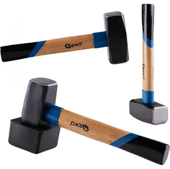 Kladivo Palice kovová na dlažbu 1,5kg, s gumovým krytem GEKO, , ,