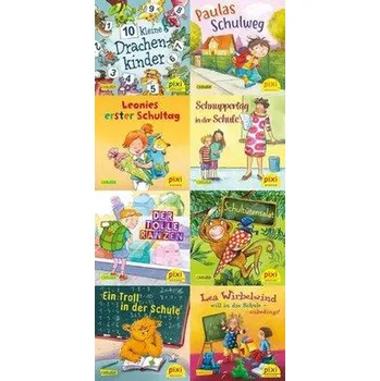 První čtění Pixi-Serie Nr. 257. Pixi kommt in die Schule (8x8 Exemplare) - Bones, Antje