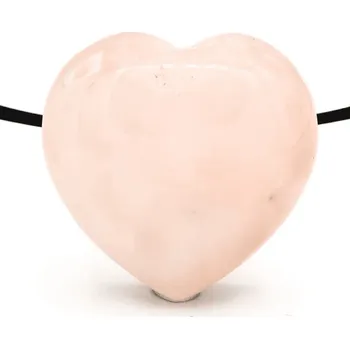 Přívěsek Milujeme Kameny Růženín - přívěsek srdce vrtaný 51889