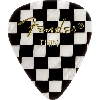 Trsátko Fender Graphic Pick, 351 Shape, Checker - trsátka (různé tvrdosti) Fender Graphic Pick, 351 Shape, Checker: Thin