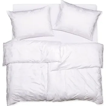 Povlečení SCANquilt povlečení EXCLUSIVE bílá 140 x 200/70 x 90 cm