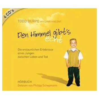 Literární biografie Den Himmel gibt's echt, 4 Audio-CDs - Burpo, Todd