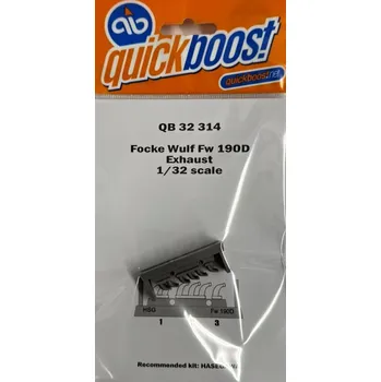 Plastikový model Quickboost 1/32 Fw 190D exhaust (HAS)