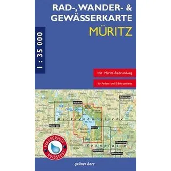 Rad-, Wander- und Gewässerkarte Müritz