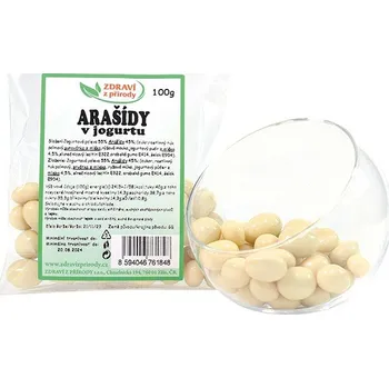 Zdraví z přírody s.r.o. Arašídy v jogurtu 100g IPJ NATUR 3075