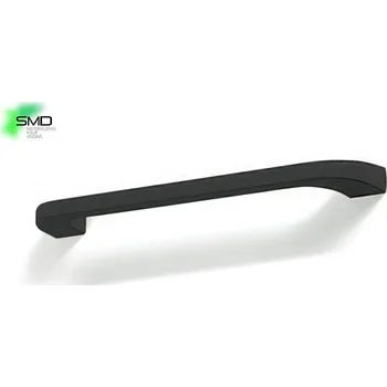 Nábytkové kování Levná úchytka COLORADO, plastová, černá mat, délka 148 mm SM8310-148 I GL35 M