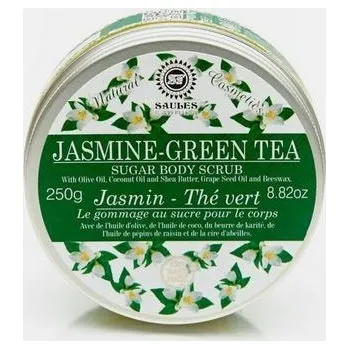 Tělový peeling Tělový peeling s cukrem Jasmín - Zelený čaj