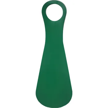 Lžíce na botu Obouvací lžíce kovová 15 cm zelená