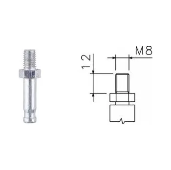 Čep se závitem M8x12 (kolečka EMI 8) 7050048
