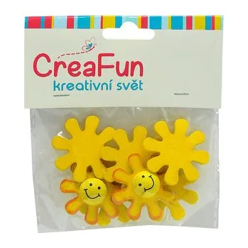 Party dekorace SPARKYS - Slunce, 8ks 3,5cm