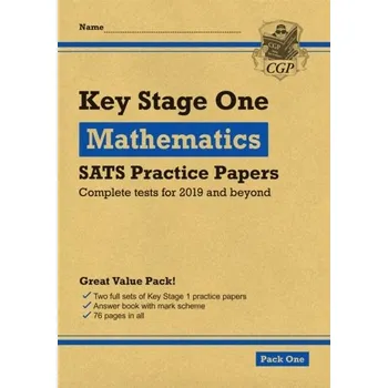 Anglický jazyk New KS1 Maths SATS Practice Papers: Pack 1 (for the tests in 2019) - CGP Books