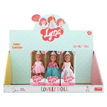 Panenka Lalka księżniczka z diademem 15cm MIX