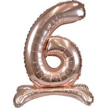 Balónek Balon foliowy stojący różowe złoto 6 90cm