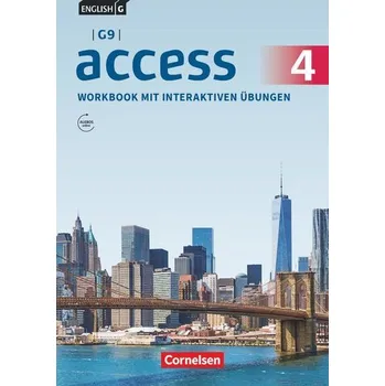 Učebnice English G Access G9 Band 4: 8. Schuljahr - Workbook mit interaktiven Übungen online