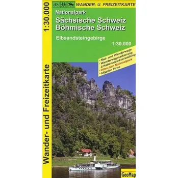 GeoMap Karte Nationalpark Sächsische Schweiz, Böhmische Schweiz