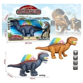 Figurka Dinozaur na baterie ze światłem i dźwiękiem MIX