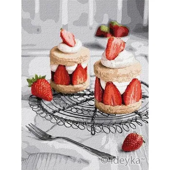 Set školních potřeb Malowanie po numerach - Truskawkowa.. 30x40cm (pl, 2000, Ideyka)