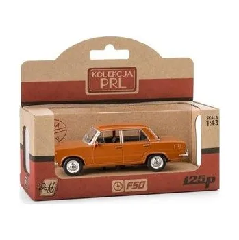 Kolekcja PRL Fiat 125p brązowy