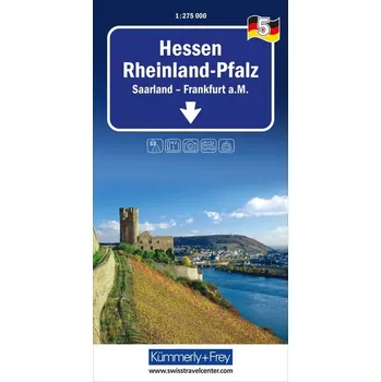 Hessen Rheinland-Pfalz, Nr. 05, Regionalstrassenkarte 1:275'000 - Hallwag Kümmerly+Frey AG