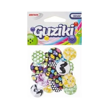 Set školních potřeb Guziki kolorowe wzory