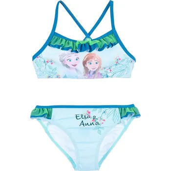 Dívčí plavky Světle modré dvoudílné plavky Disney Frozen Velikost: 128