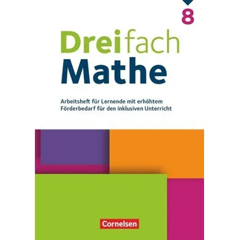 Cizojazyčná kniha Dreifach Mathe 8. Schuljahr - Zu allen Ausgaben - Arbeitsheft für Lernende mit erhöhtem Förderbedarf
