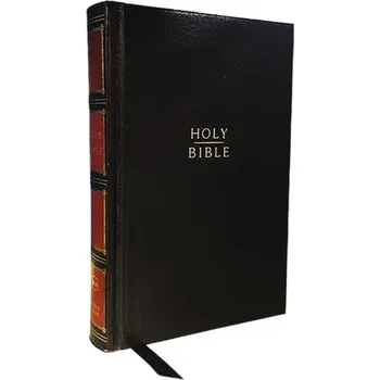 NKJV, Compact Center-Column Reference Bible, Hardcover, Red Letter, Comfort Print - Thomas Nelson