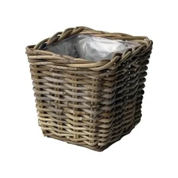 Nákupní košík Proutěný košík Kubu 13x14x14 cm