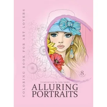 Set školních potřeb Kolorowanka kreatywna A4 Portraits fioletowa FRESH