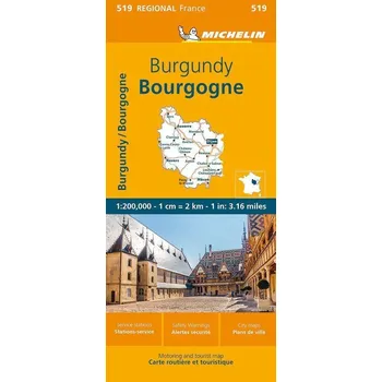 Burgundy - Michelin Regional Map 519 - Michelin