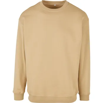 Pánská mikina Mikina přes hlavu Build Your Brand se spadlými rameny 300 g/m Barva: Béžová, Velikost: XXL BY075