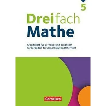 Cizojazyčná kniha Dreifach Mathe 5. Schuljahr - Zu allen Ausgaben - Arbeitsheft mit Lösungen