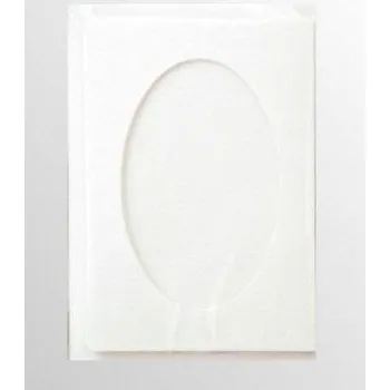 Set školních potřeb Karta passepartout + koperta białe 5szt